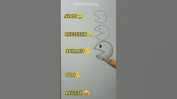 Drawing PAC-MAN in different Level#drawing #satisfying #shorts #pacman #level #funnyvideo