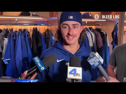Justin Wrobleski on Adjustments, Confidence & 5-Inning Gem vs Padres | Dodgers Postgame