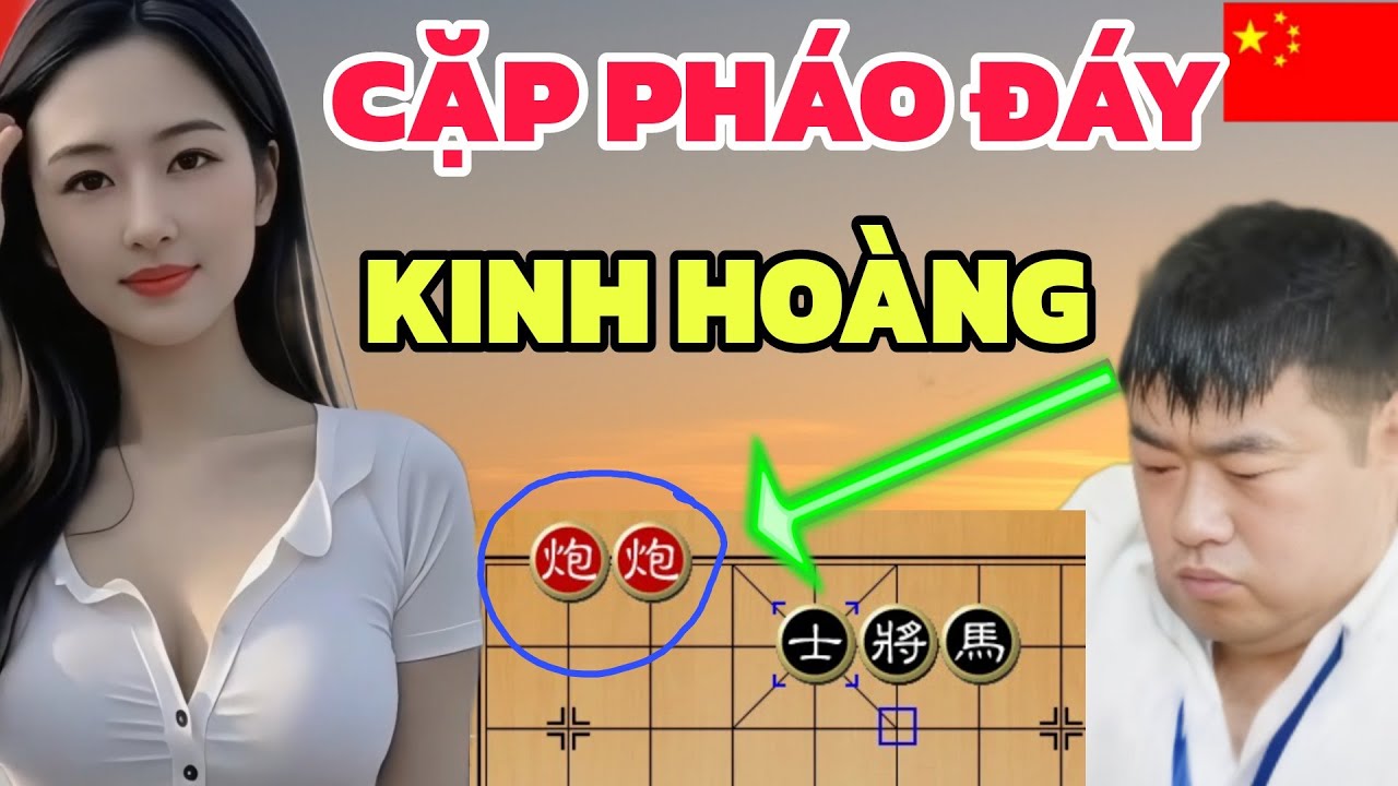 Cờ tướng | Bỏ xe bỏ mã, chỉ đi 2 pháo, Ăn sạch bàn cờ
