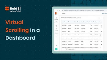 How to Add Virtual Scrolling in a Dashboard | Bold BI