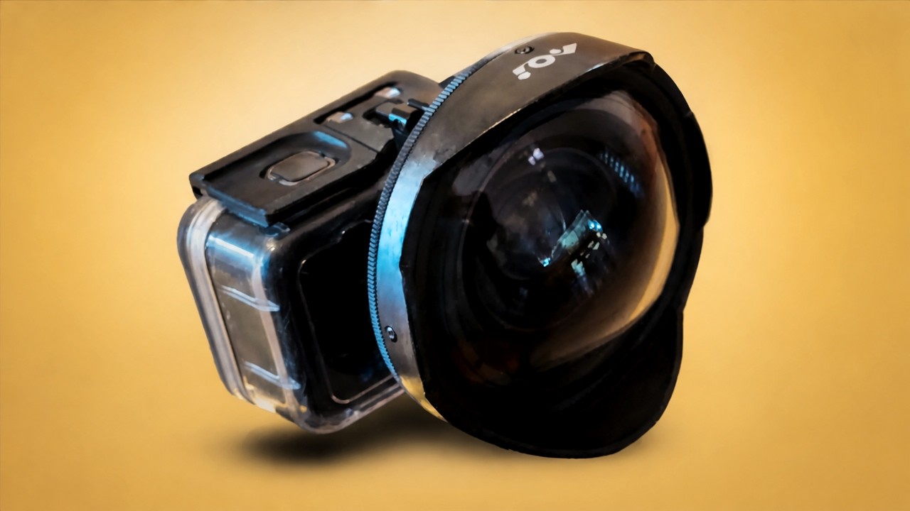 AOI UWL-03 lens with GoPro - YouTube