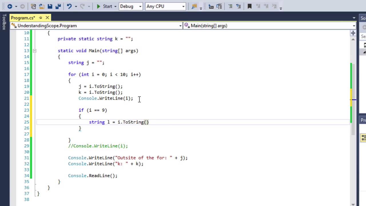 C# 19: Understanding Scope and Utilizing Accessibility Modifiers in C# ...