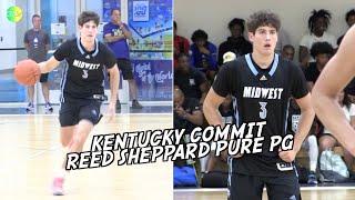 Kentucky Commit Reed Sheppard HIGH Level PURE PG Playmakes \& Scores At Will!! | Battle At The Beach