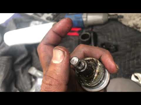 How to install upper ball joint in honda accord 2005 - YouTube