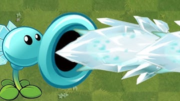 Powerfull Snow Pea attack with ice Plants vs Zombies 2 Mod | MrongerPvZ2