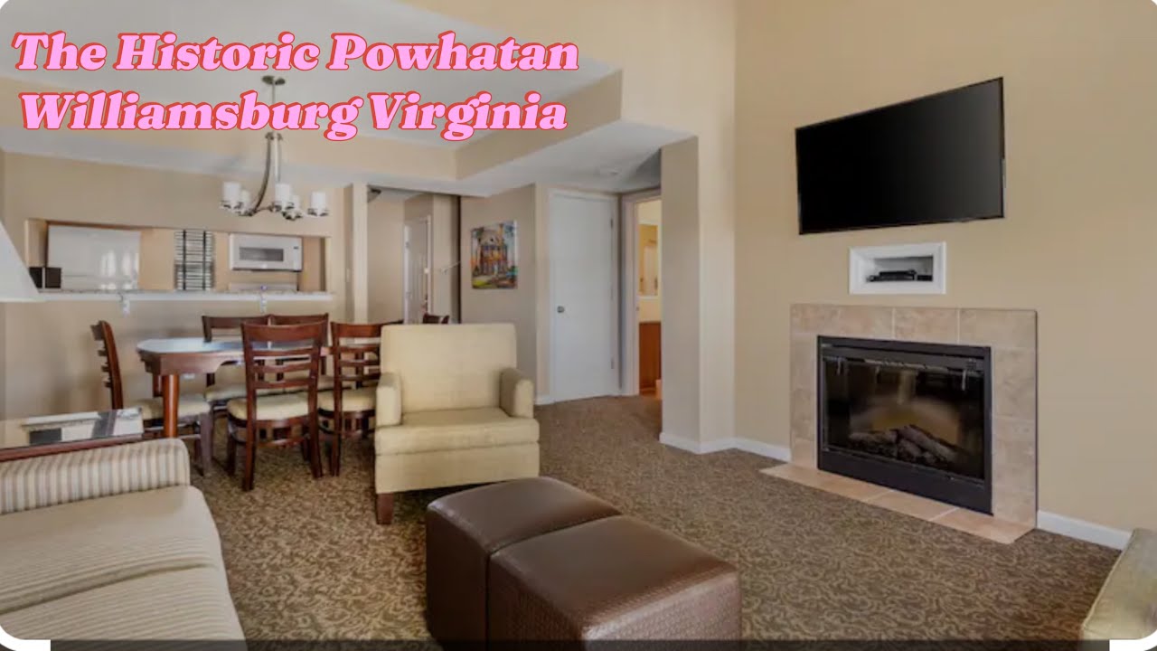 The Historic Powhatan: A Hilton Resort Williamsburg Virginia 4 Bedroom walkthrough