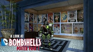 DC Bombshells Poster Pack 1 - DC Universe Online