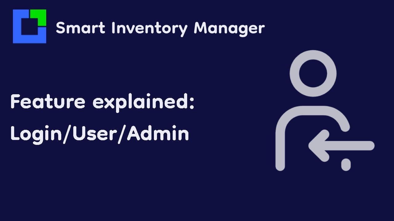 Smart Inventory Manager with user management - YouTube