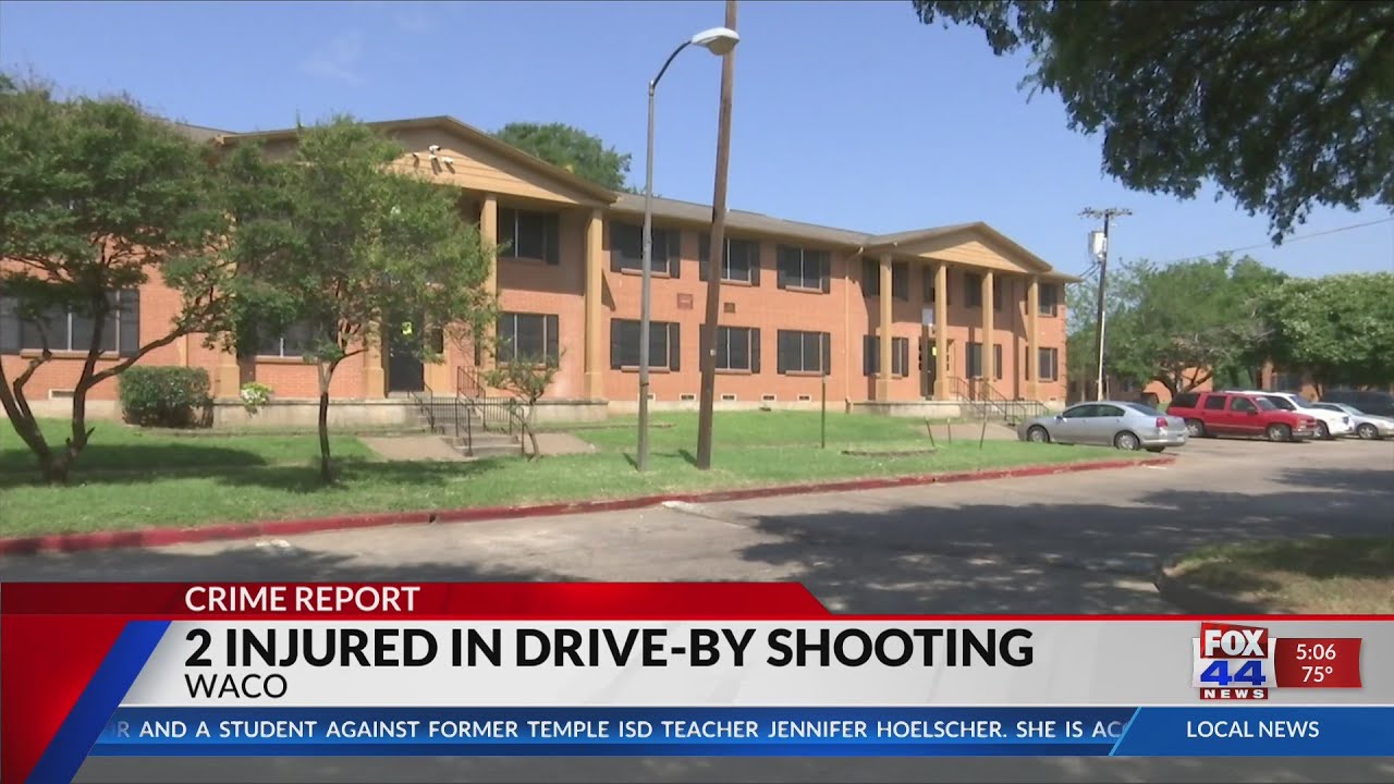 Two men wounded in Waco drive by shooting, suspects sought