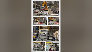 automatic big bag packing machine and robot palletizer