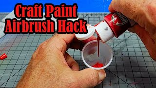 How to Airbrush Craft Paint the Right Way