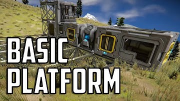 Space Engineers - Xbox Tutorial: Basic Starting Platform
