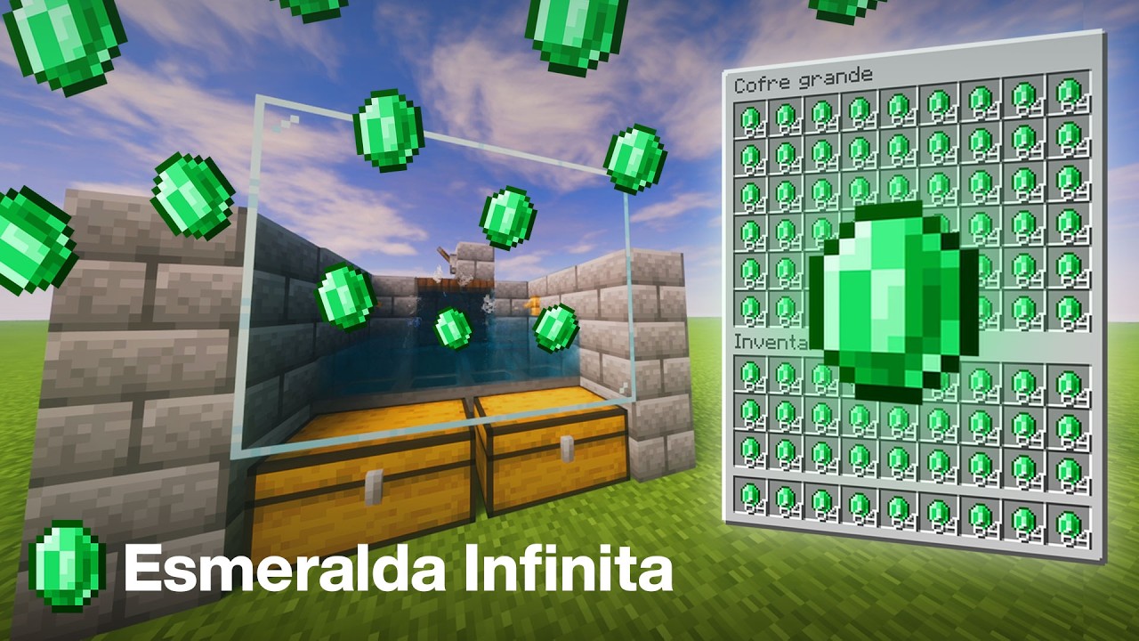 ⭐ Granja De Esmeraldas Infinitas Para Minecraft 1211 Youtube 