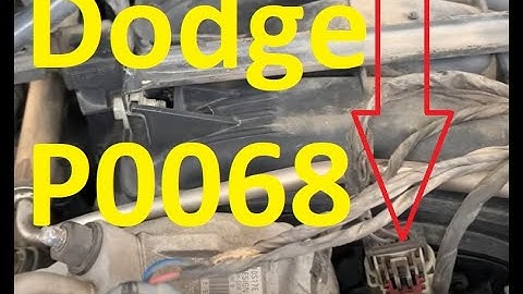 Causes and Fixes Dodge P0068:  Manifold Absolute Pressure/MAF Sensor Throttle Position Correlation