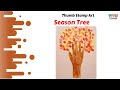 Lets make Thumb stamp Tree. आइये थंब स्टाम्प ट्री बनाये  || TITU Learning