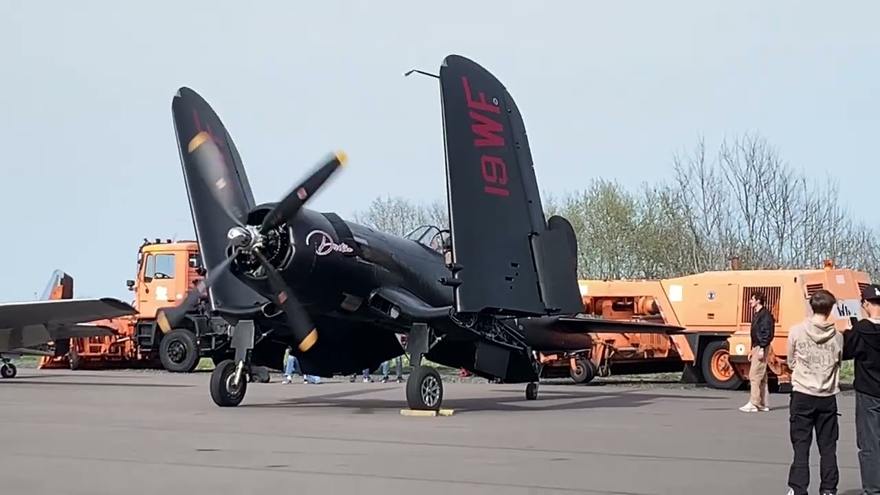 F4U Corsair Devotion , The Flying Legends, Siegerland Flughafen, April 6th, 2024
