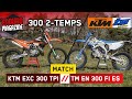 Match enduro  ktm exc 300 tpi vs tm en 300 fi es