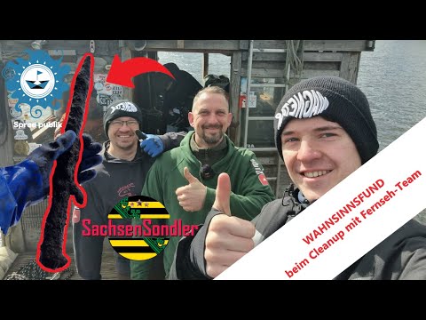 HUGE FIND by @SachsenSondler with TV TEAM on the Rockfish! | MaScottchen & Co Magnet Fishing