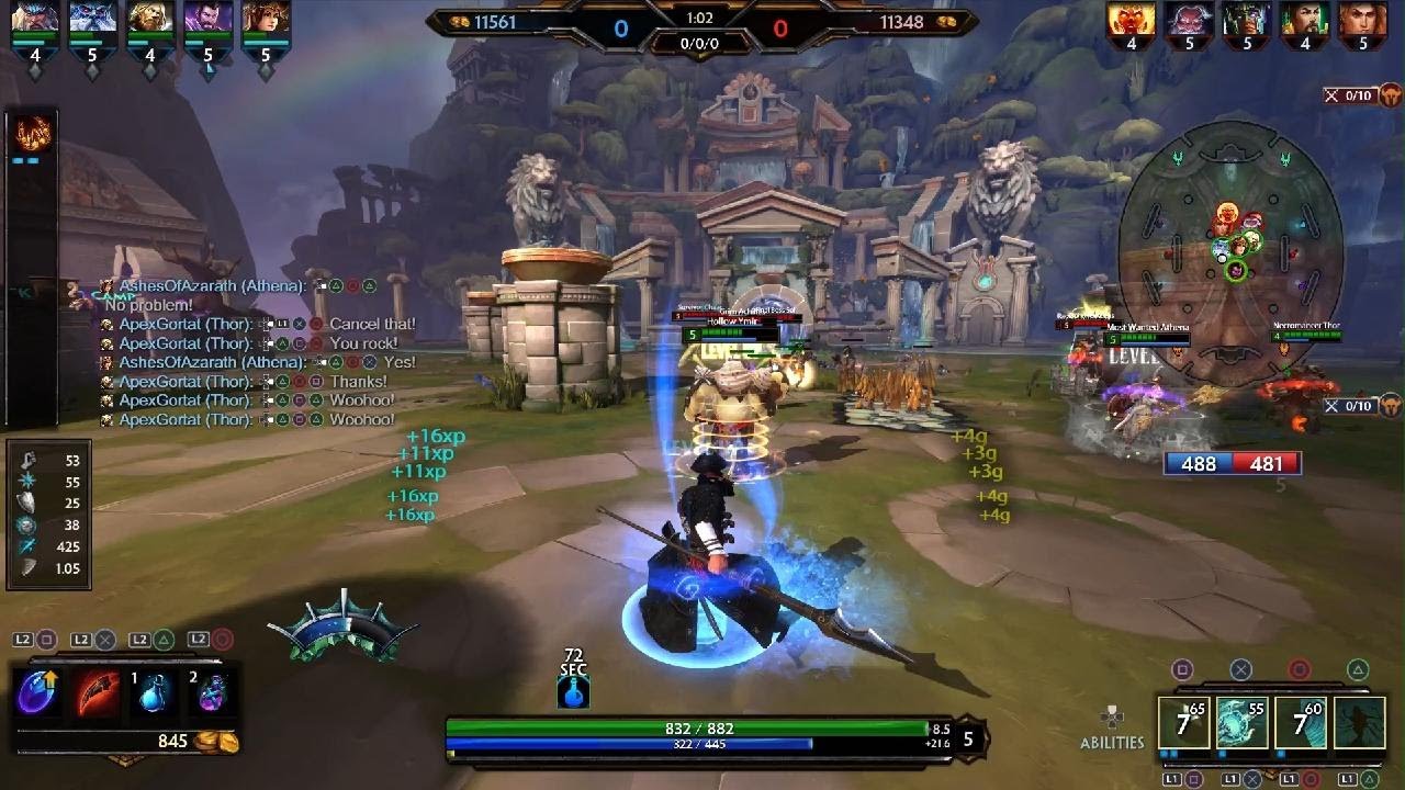 SMITE Arena Poseidon gameplay - YouTube