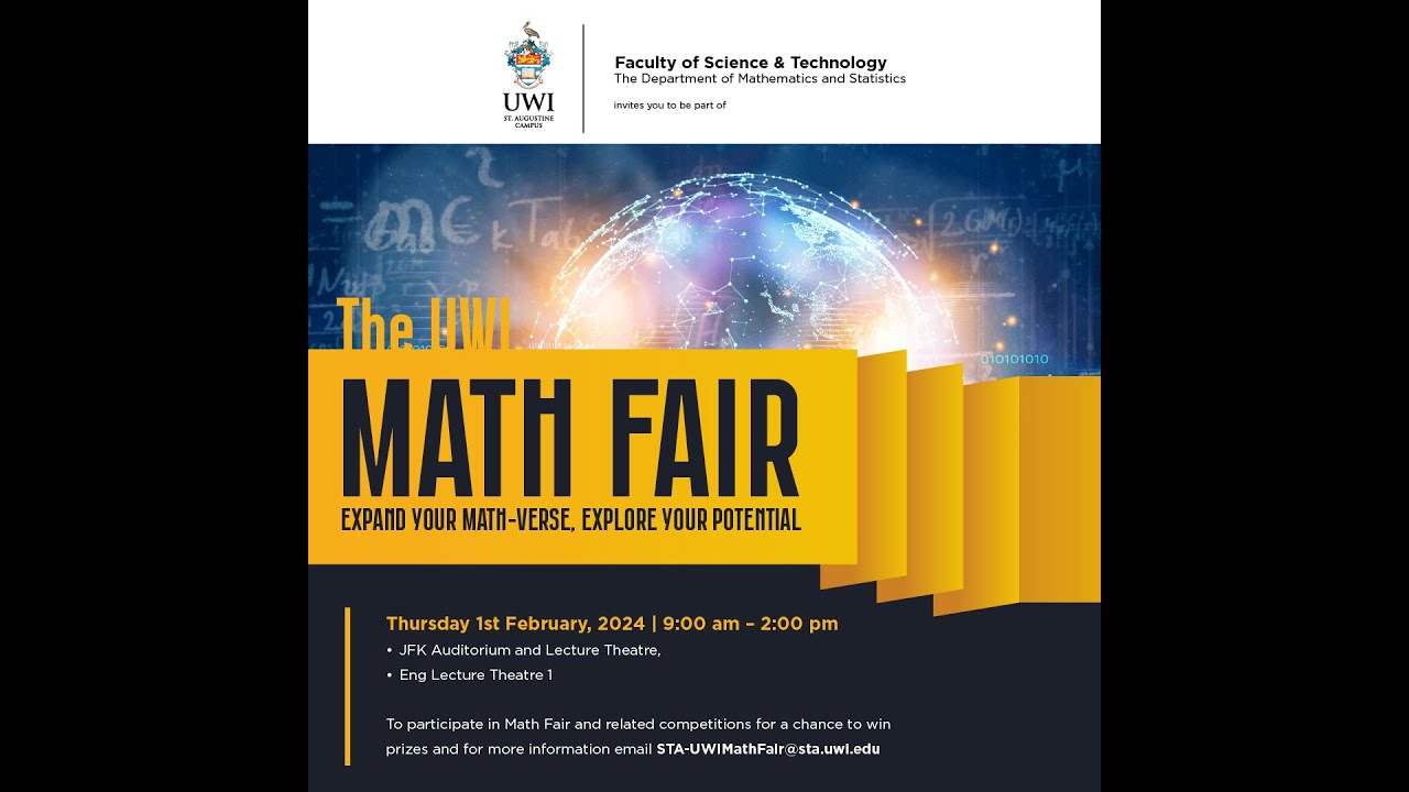 Livestream of the UWI Math Fair 2024 - YouTube