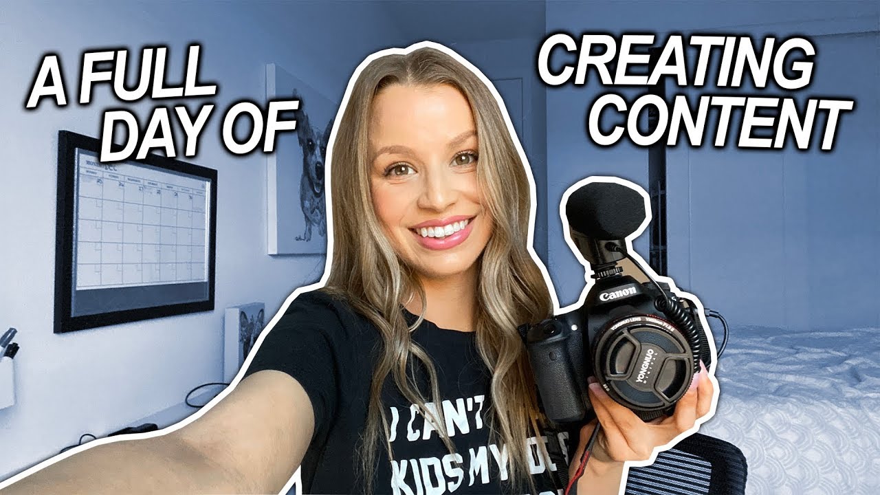 A *realistic* DAY IN THE LIFE | Behind the Scenes, Filming, Work - YouTube