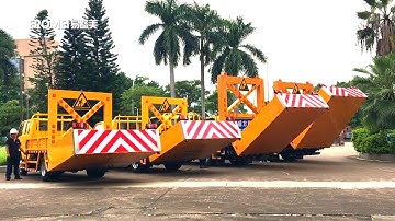 Amazing Anti-collision buffer car Protecting the personal safety on Road construction