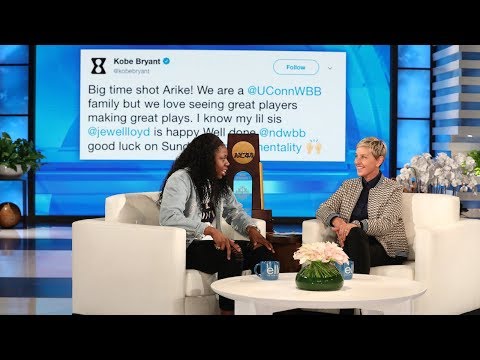 Ellen Welcomes College Basketball Star Arike Ogunbowale