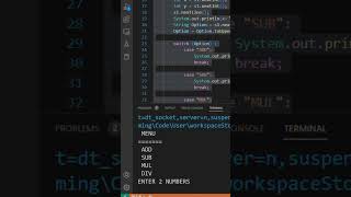 DAY 18 || Menu driven program for arithmetic operations with switch case || #shorts #short #viral