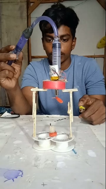 Hydraulic breaking machine testing with mini drone •DCmotor - YouTube