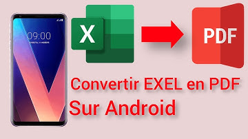 comment convertir un fichier Excel en fichier PDF sur Android