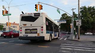 MTA Bus: Howard Beach bound Orion VII NG HEV 4395 Q21 at Woodhaven Blvd/Metropolitan Av