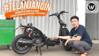 TELANJANGIN WMOTO GRETA 150 Retro Ciamik Bongkar Habis Motor Matic 21Jutaan Vespa Killer