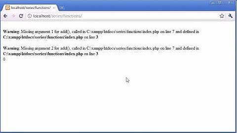 Beginner PHP Tutorial 31 Functions with Arguments