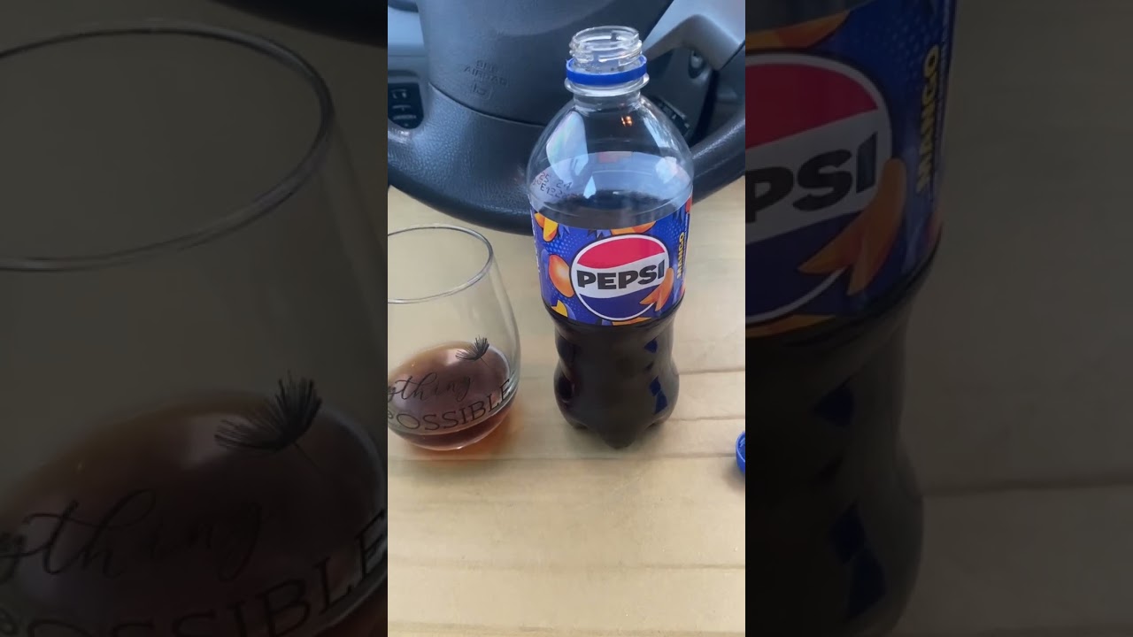 Pepsi Mango Flavor Taste Test ￼