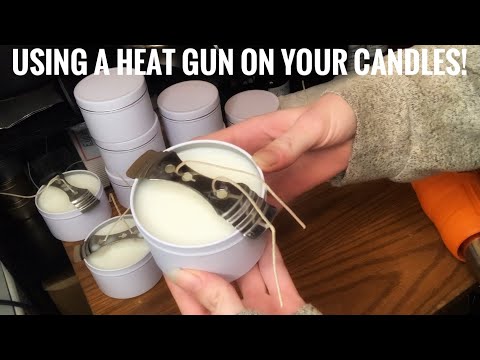 How to make the perfect candle, using a heat gun! We've had so many  questions about how heat guns work, so we thought we'd run you through our  candle