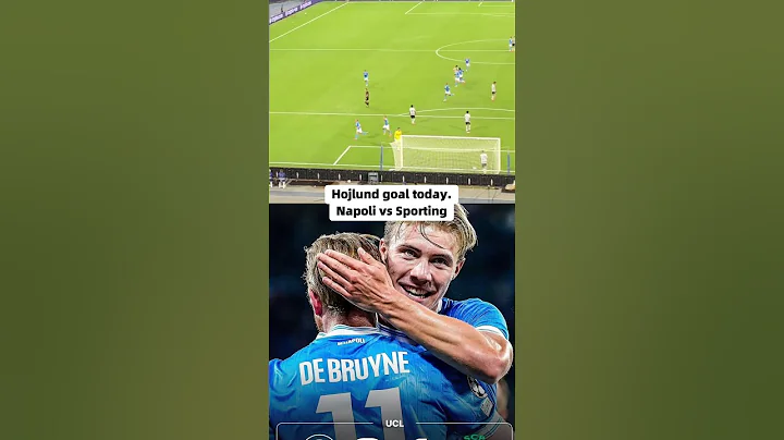 Hojlund goal today. Napoli vs Sporting. Champions League 2025/2026