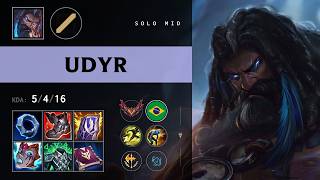 Udyr Mid vs Zed - BR Grandmaster Patch 26.15