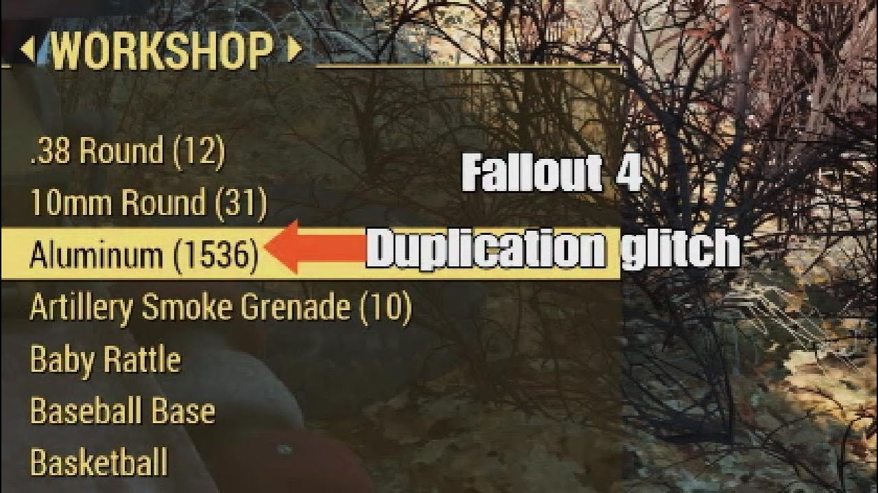Fallout 4 Duplication Glitch