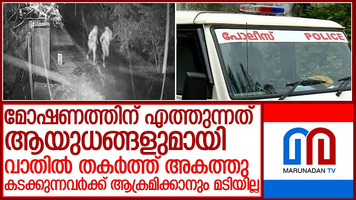 മണ്ണഞ്ചേരിക്കാരുടെ ഉറക്കം കെടുത്തി കുറുവാ സംഘം l kuruva thiefs