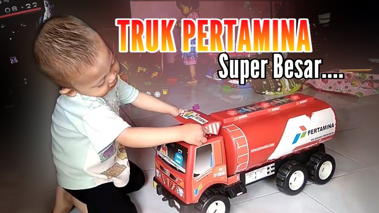 MAINAN TRUK  TANGKI PERTAMINA  MAINAN ANAK MINIATUR  TRUK  