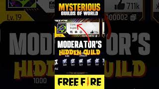 FF Moderator s Hidden Guild 🫣😮 #shorts #youtubeshorts #freefire #freefiremax