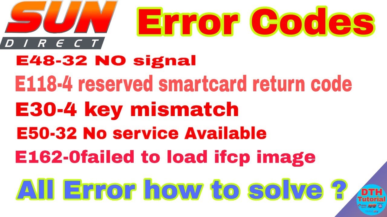 SUN Direct Basic Error Codes Part 2 In Tamil DTH Tutorial Tamil YouTube sun-direct-basic-error-codes-part-2-in-tamil-dth-tutorial-tamil-youtube