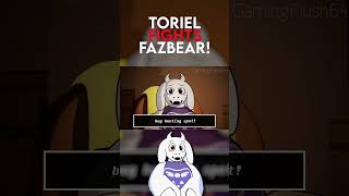 TORIEL vs. FREDDY PART 2 #shorts #rapbattle #fnaf #undertale #toriel  #freddy #gamingplush64