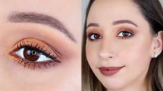 Copper Smokey Eye Makeup Tutorial - 5 MINUTE Look!