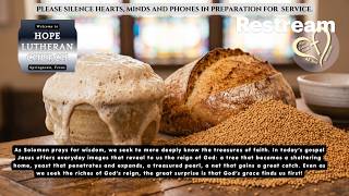 The Ninth Sunday After Pentecost - July 26, 2026