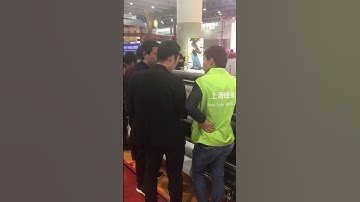 Sprinter Guangzhou ISLE exhibition UV flatbed with roll to roll printer