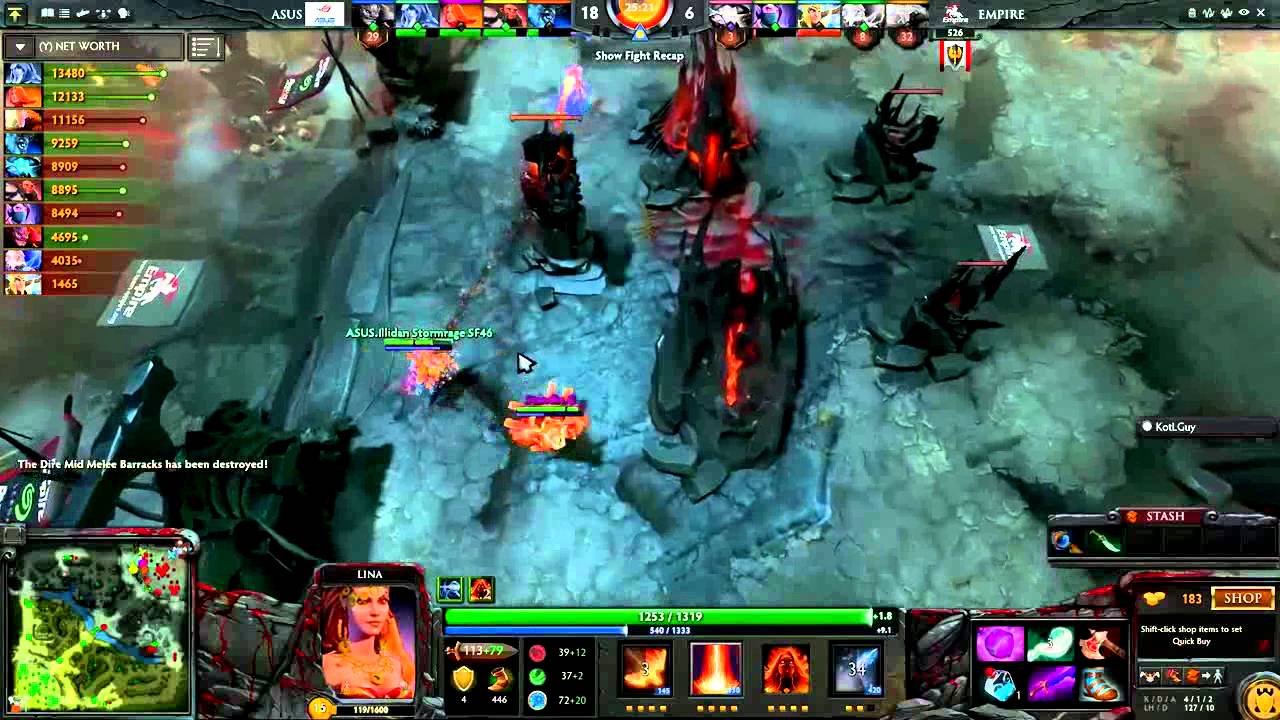 The Summit 3  ASUSPolar vs Empire Space Created Dota  Game 1 - video pro gameplay in dota 2