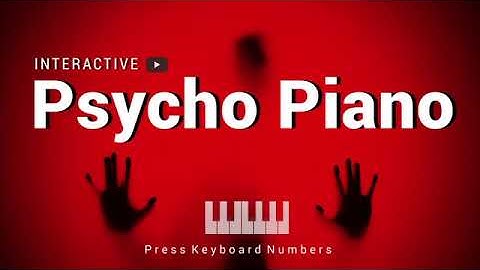 Youtube Psycho Piano - Play it with your keyboard (chromatic scale)