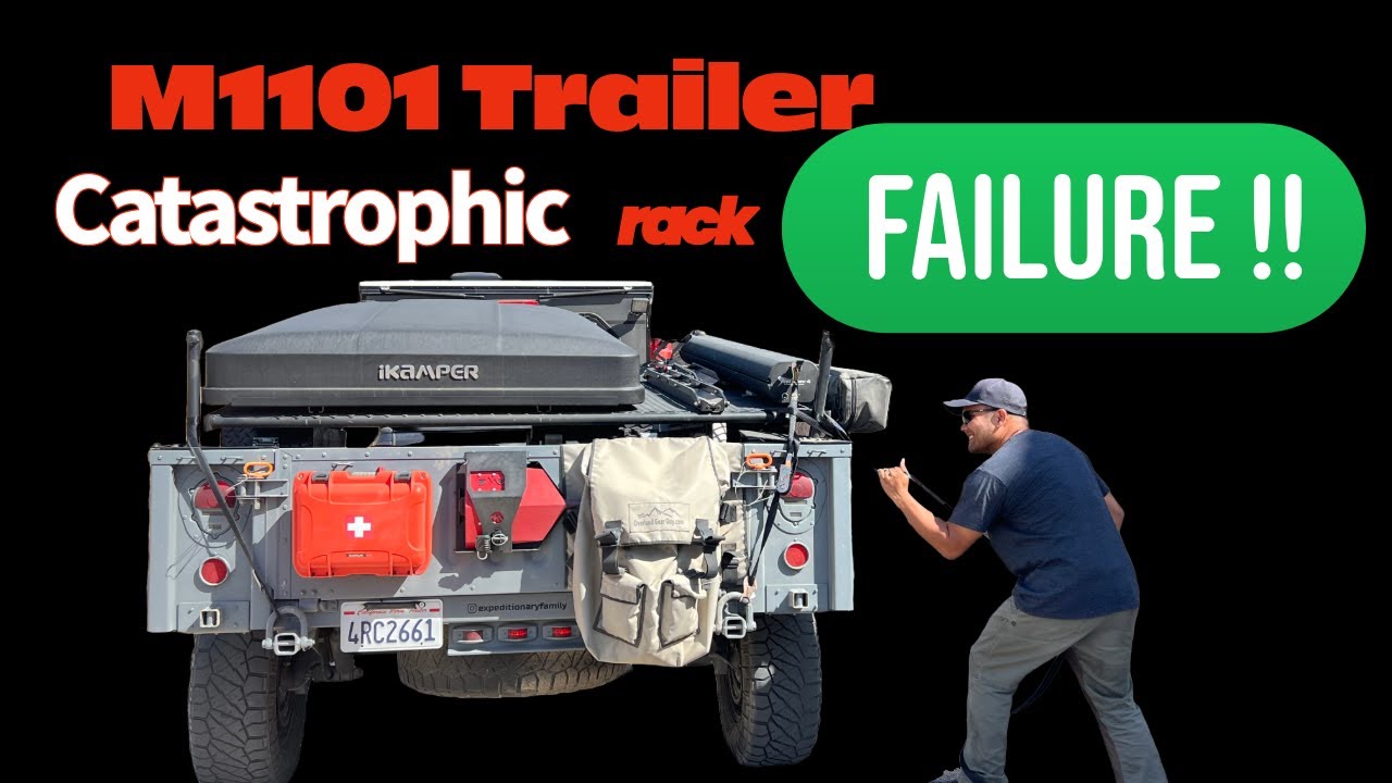 Why My M1101 Military Trailer Rack Failed