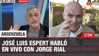 JORGE RIAL HABLÓ EN ARGENZUELA con JOSÉ LUIS ESPERT | COMPLETO